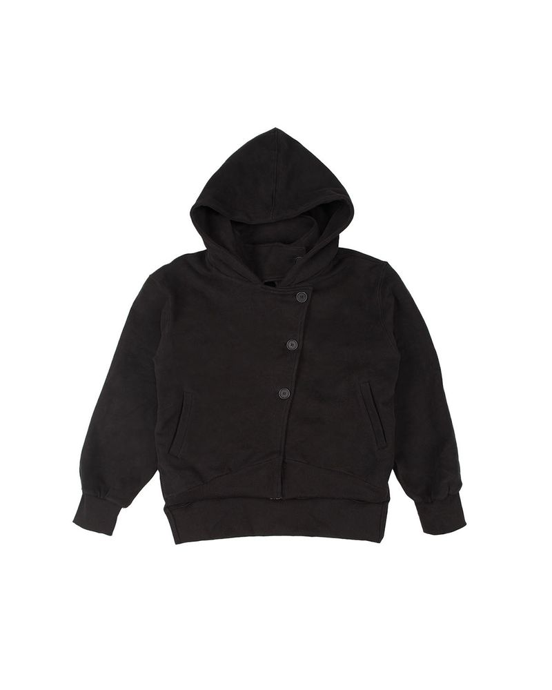 OSHIGH（オスハイ）の「HIGH NECK HOOD ZIP UP BLACK（Tops）」