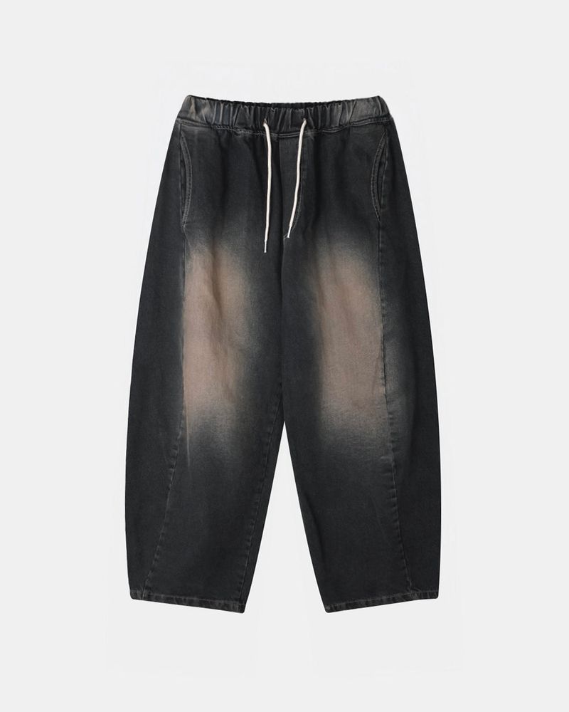 Blon brown teen balloon denim