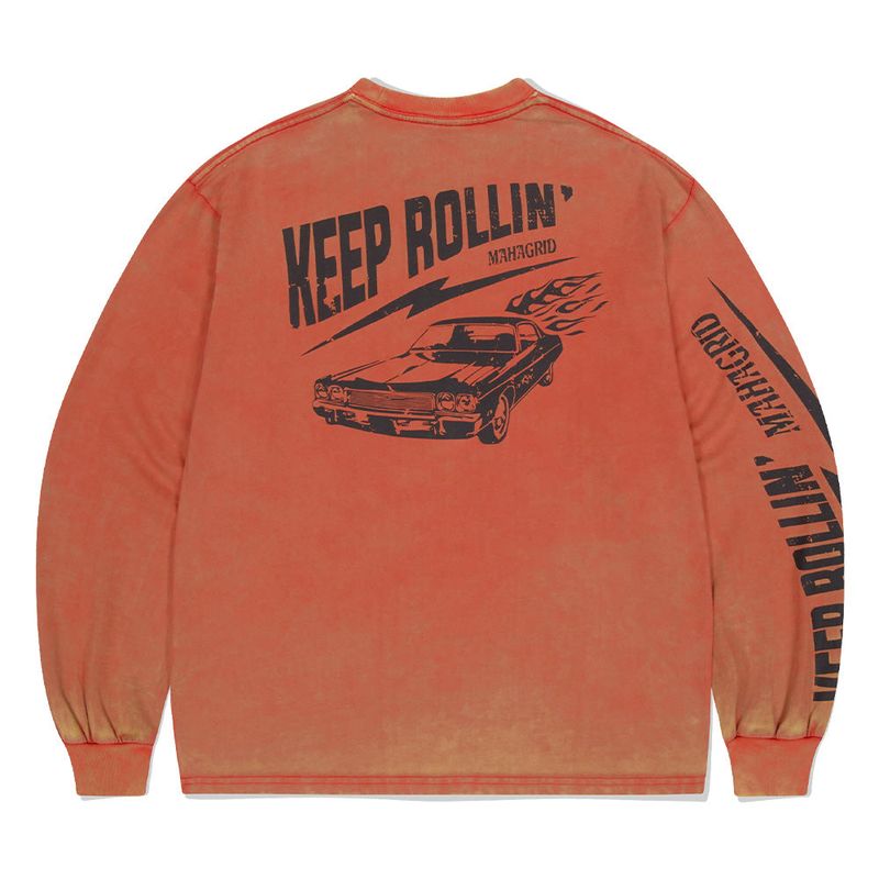 mahagrid（マハグリッド）の「WASHED OLD CAR LS TEE（Tops）」