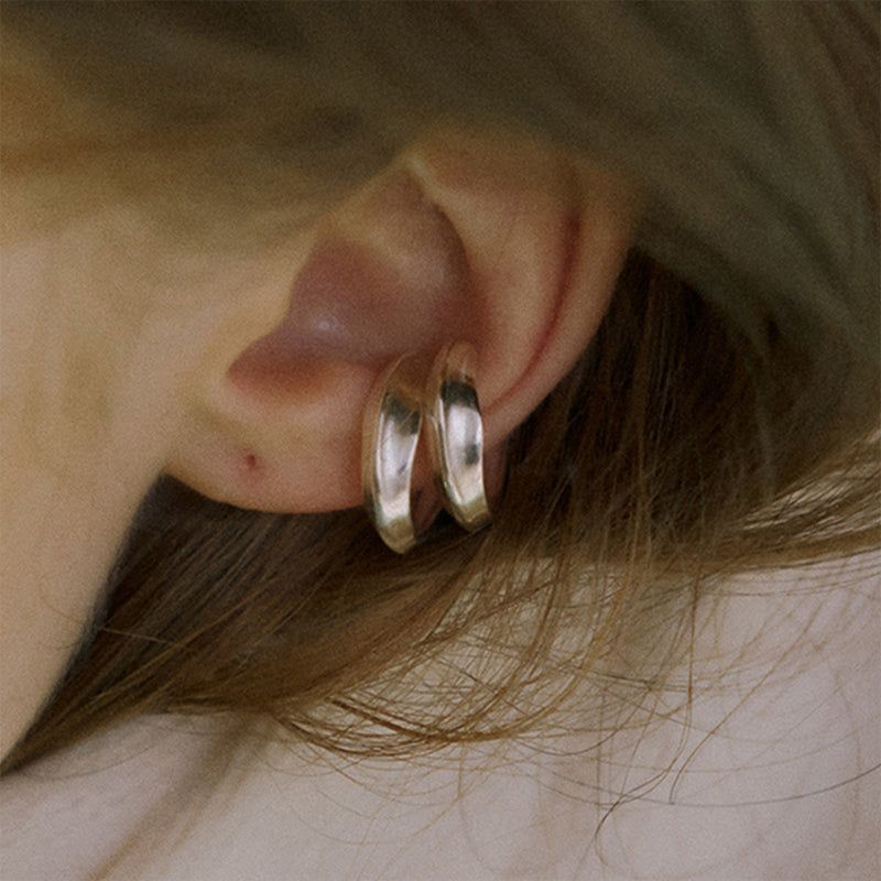 LEAF EAR CUFF (SILVER)
