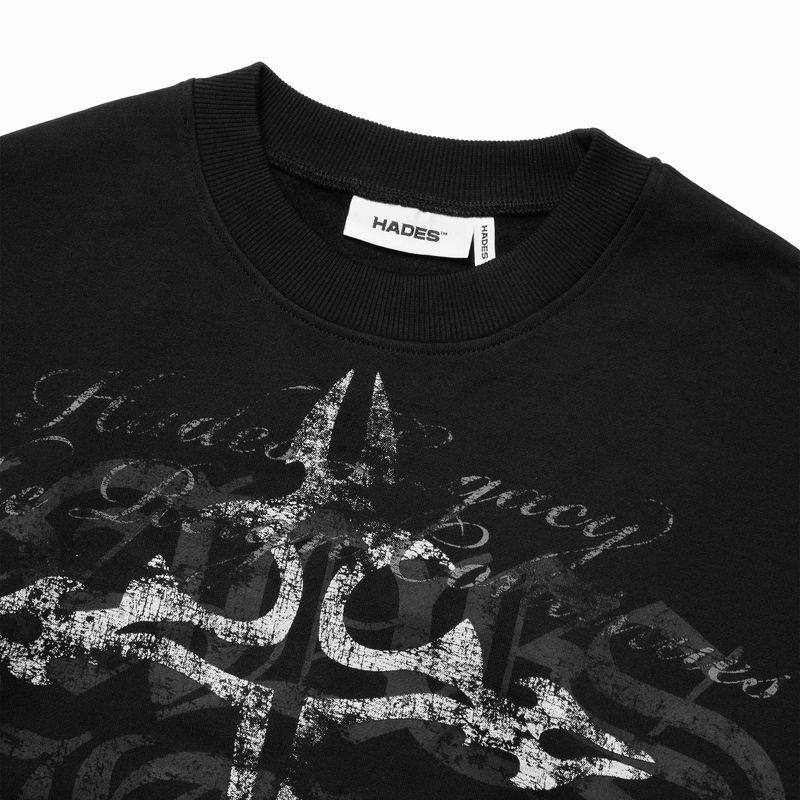 HADES RITUAL BLACK SWEATSHIRT