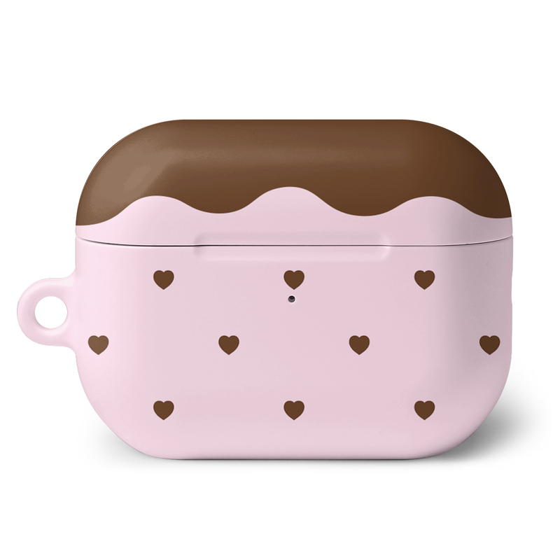 mi ❤︎ littleboutique(ミ❤︎リトルブティック)の「チョコフォンデュ エアポッズケース - ピンク(スマホグッズ/小物)」
