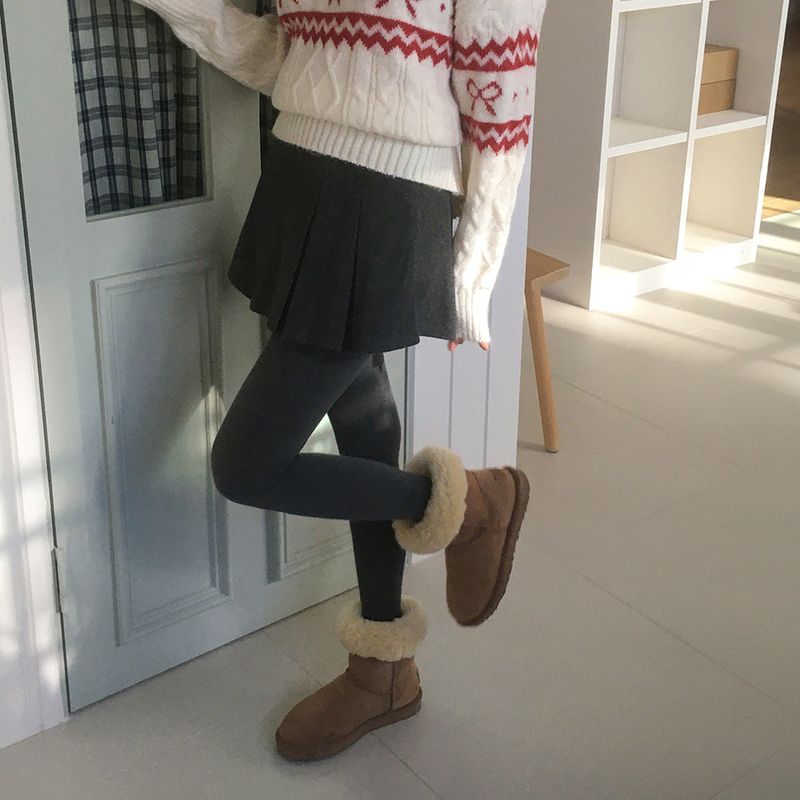Cheekn woolen pintuck mini skirt