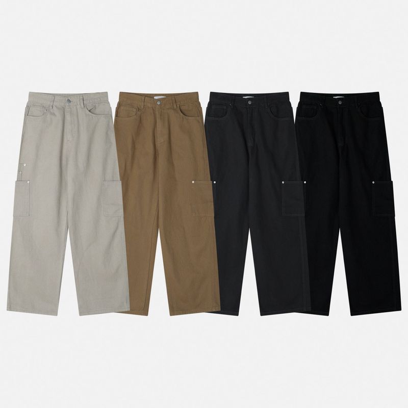 Annbe layered pocket pants