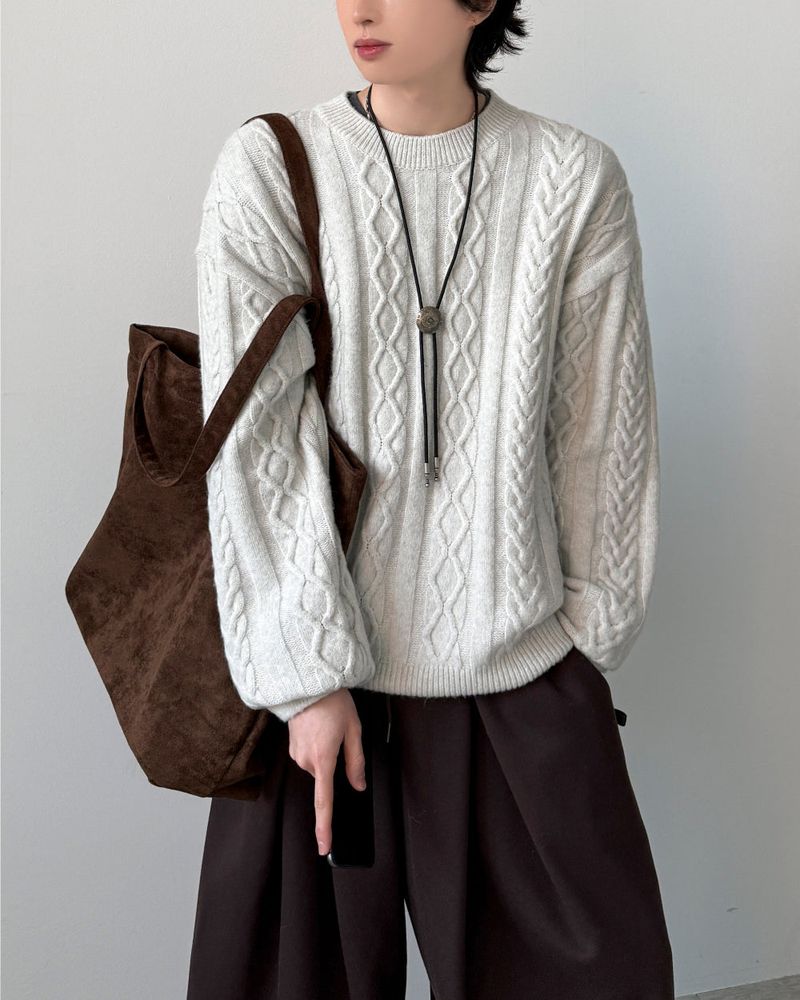 Scone Wool Cable Knit