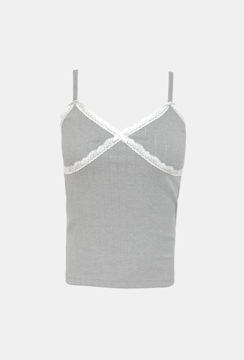 Crescent Frill Sleeveless Top