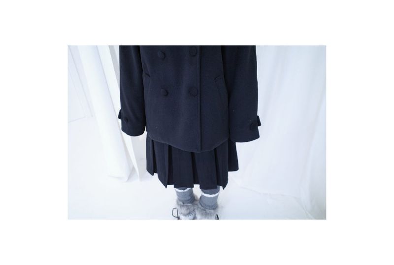 Yoohoo pleats midi skirt (2color)