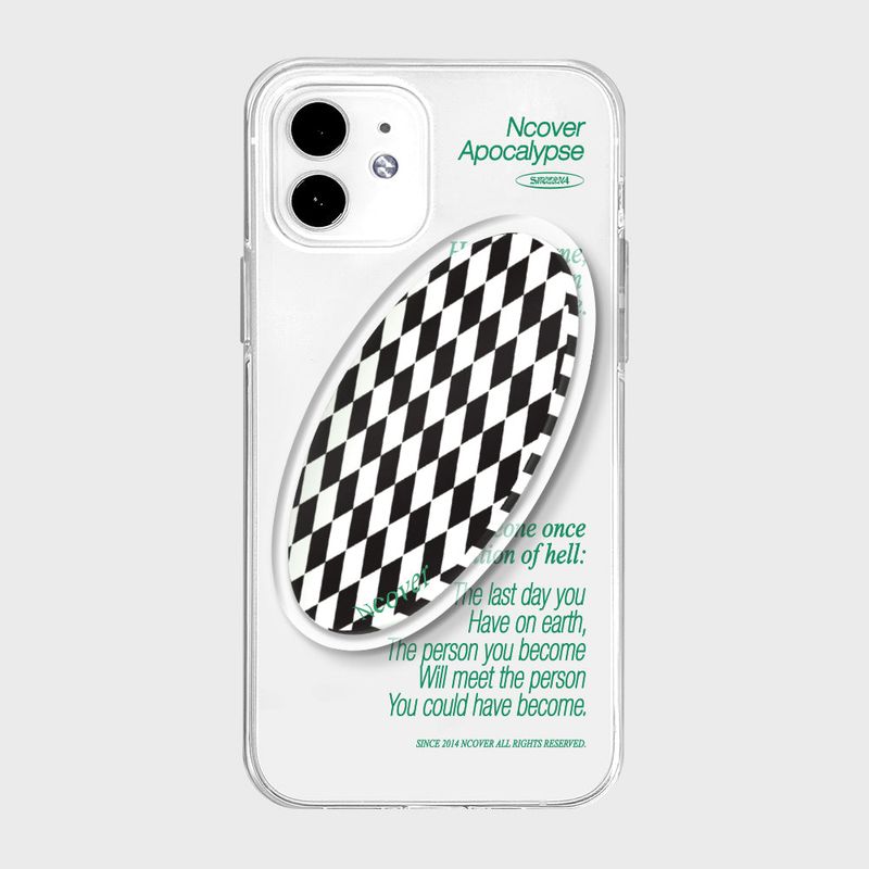 NCOVER（エンカバー）の「チェッカーテキストセット / CHECKER TEXT SET-GREEN(JELLY)（Hats）」