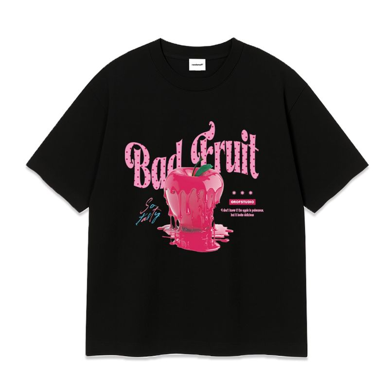 RANDOMOFF（ランダムオフ）の「バッドフルーツドットオーバーフィットTシャツ (3color)（トップス）」