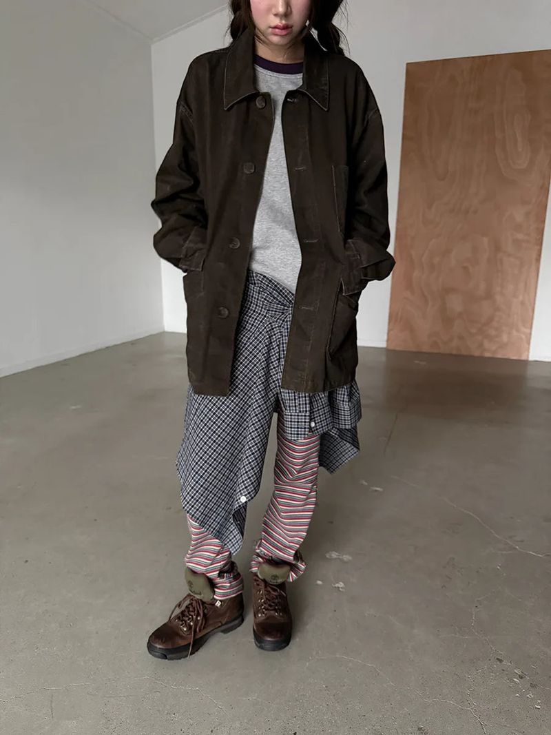  french mood peach jacket 