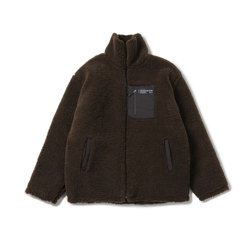 BALANT(バラント)の「Classic Fleece Zipup Jacket - Brown(Jackets/Outerwear)」