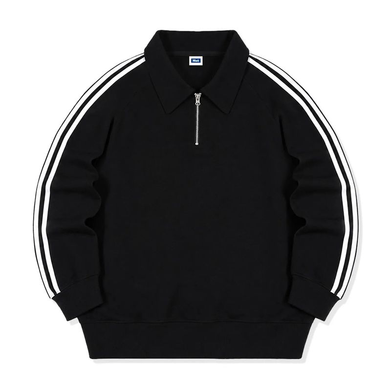 standard collar half zip-up (2color)