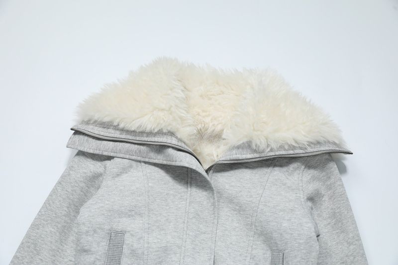 Elena Fur Collar Zip Jacket