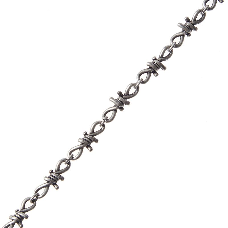 Barbed Wire Bracelet_Antique Silver