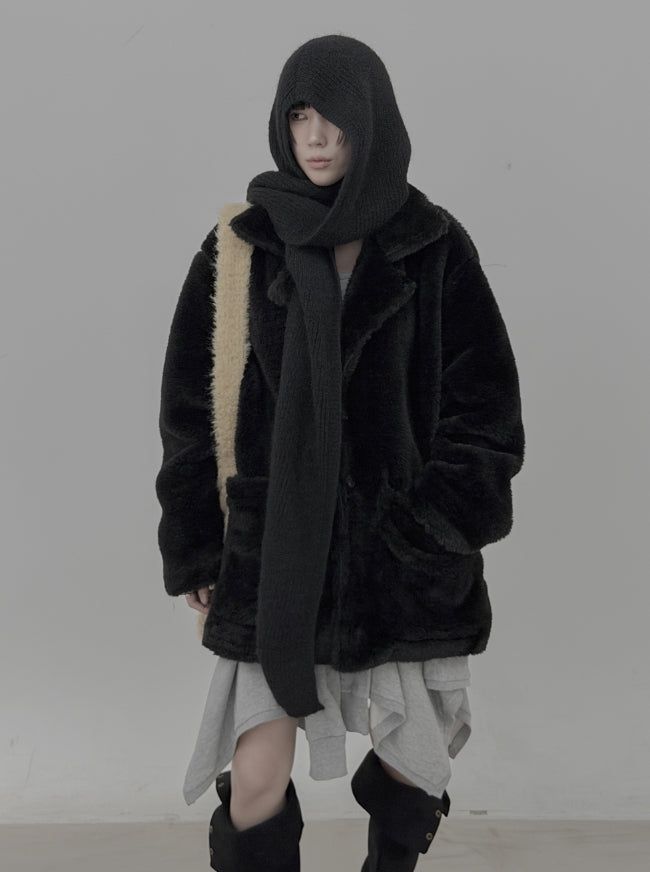 mnem（ムネム）の「Ade Teddy Fur Jacket Coat（Jackets/Outerwear）」