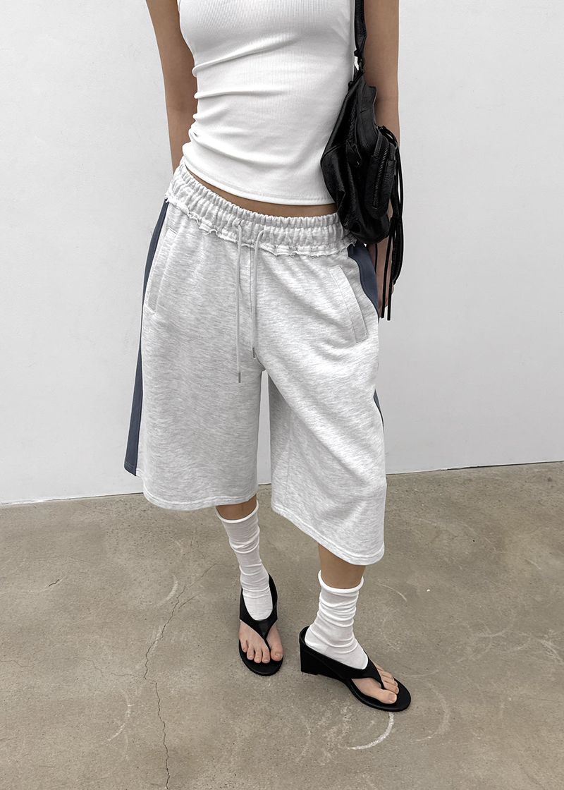 BLACKUP（ブラックアップ）の「[MADE] Wirano Color-Block Bermuda Banded Pants（Pants）」