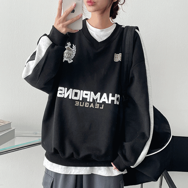 hijjoo（ハイチュー）の「[Fleece] Champion Coloring Sweatshirt（Tops）」