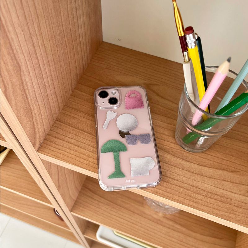 [MADE] favorite things jelly hard case (pink)