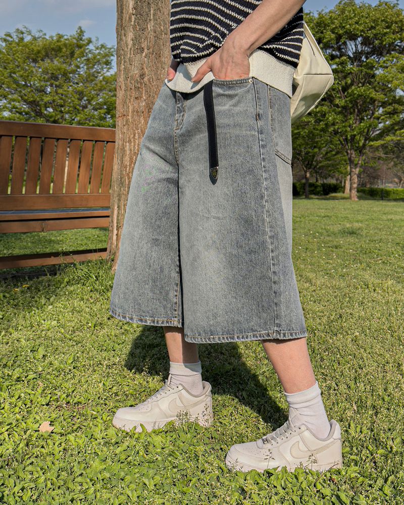 Pale Gracy Bermuda Denim