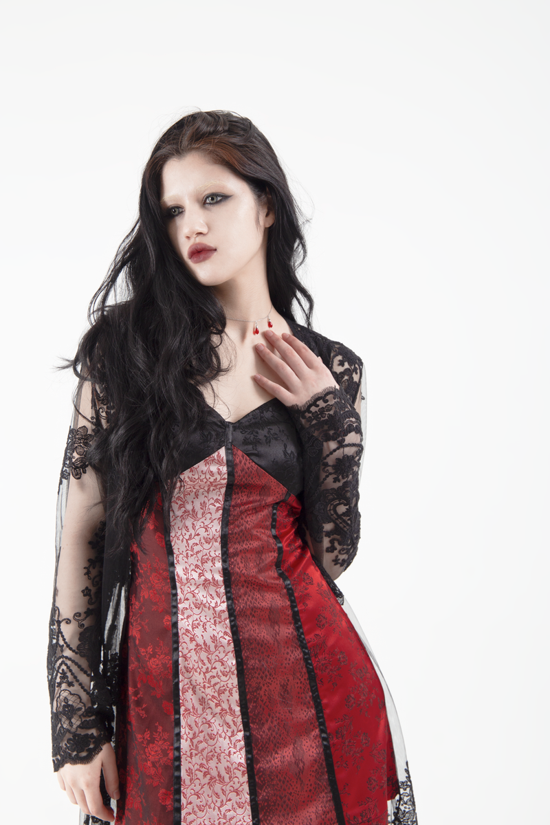 JACQUARD DRESS #TWILIGHT