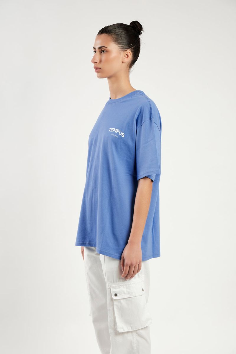 TEMPUS ARCH LOGO T-SHIRT [SKY BLUE]
