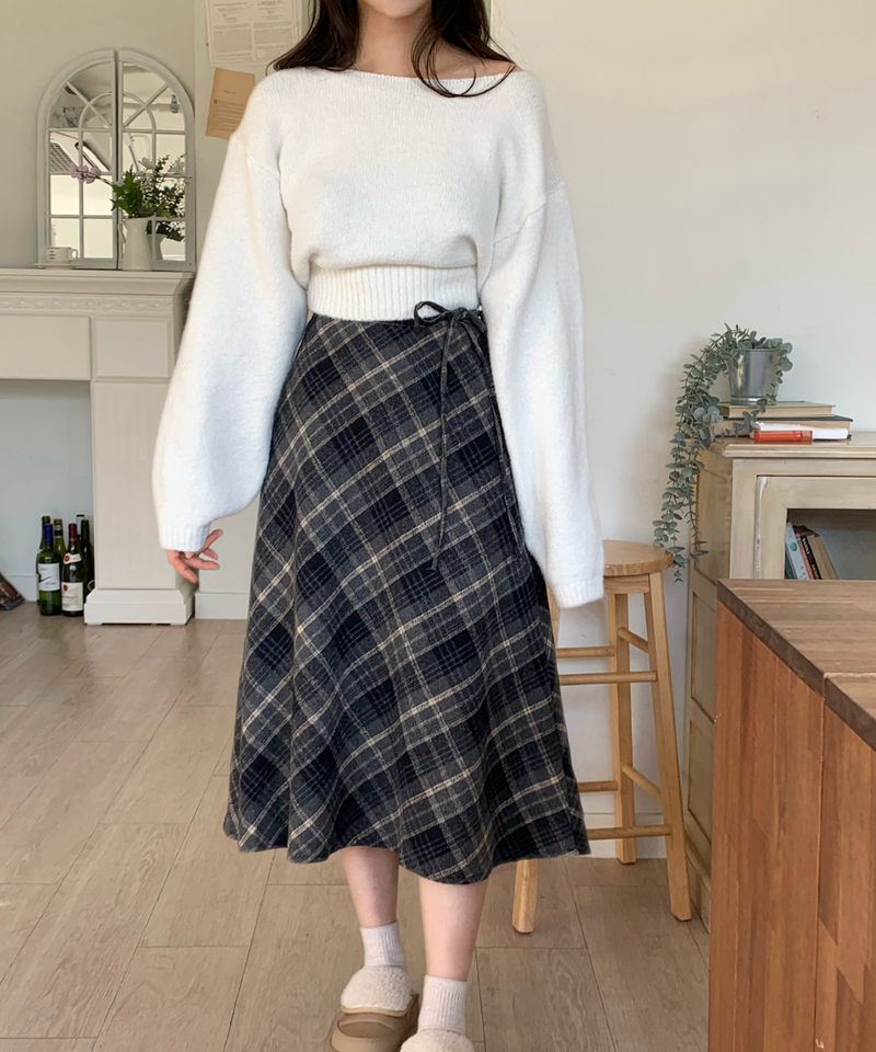 Betty Check Skirt