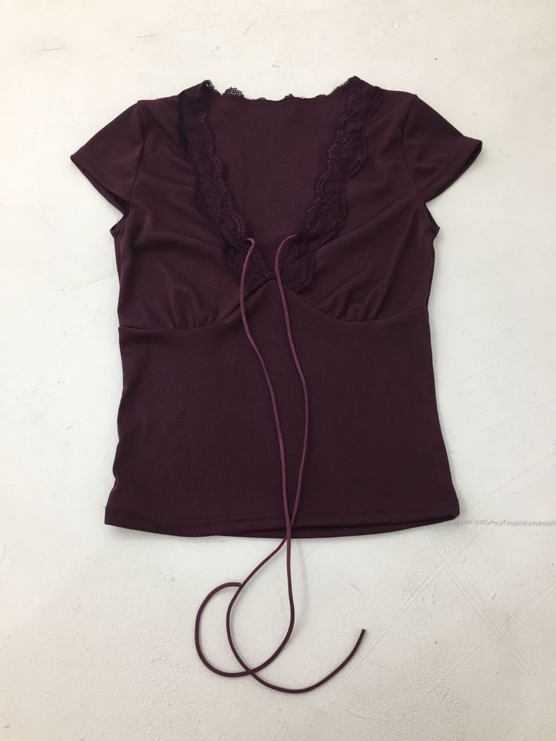 Vintage Rose Puff Top