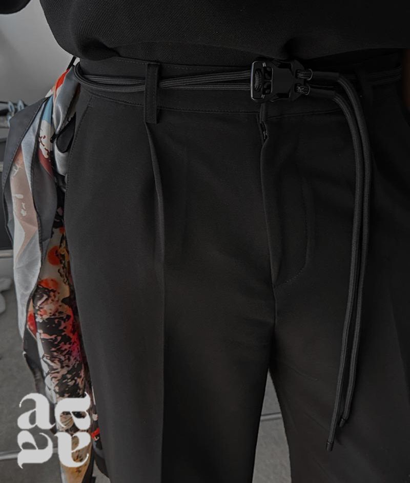 ASCLO（エジュクロ）の「[ASCLO MADE] Double Cord Utility Buckle Belt (2color)（Fashion Accessories）」