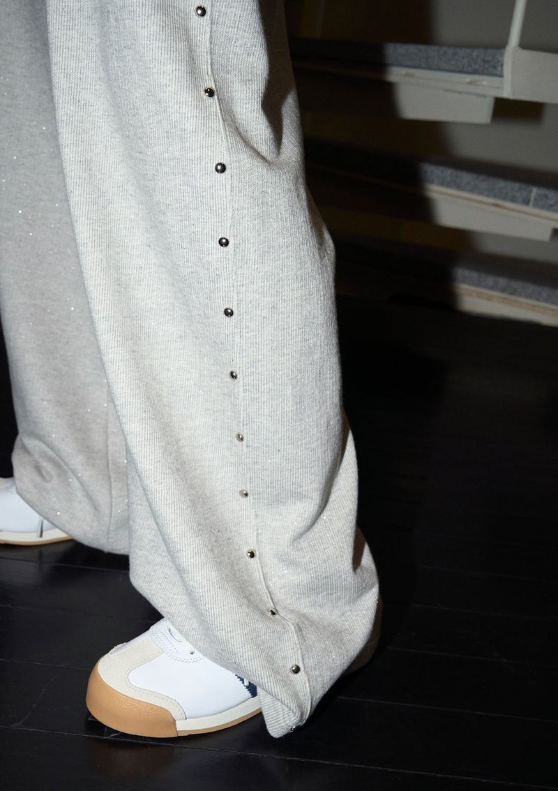 (4th reorder) stud twinkle jogger pt - grey