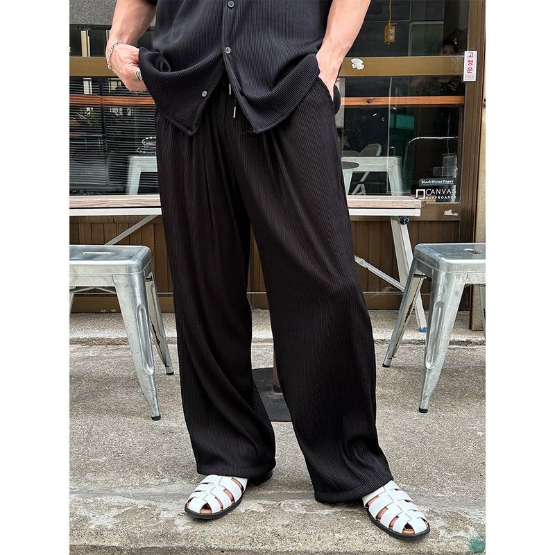 [SET UP가능] Multi pleats pants (4color)