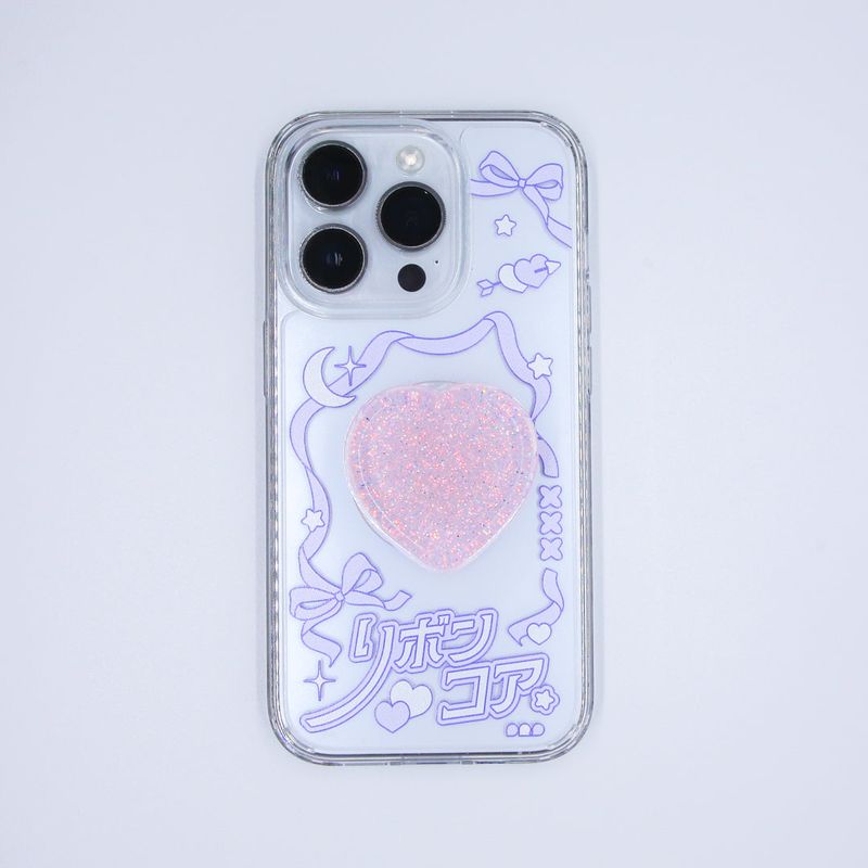【MADE】glitter Heart Smart Tok / Pesto 23.
