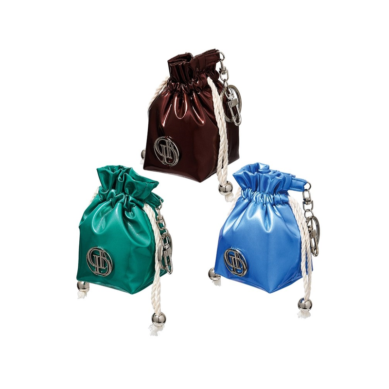 TINY STRING POUCH KEYRING