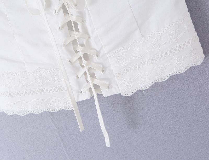 Elora Lace Halter Corset Top