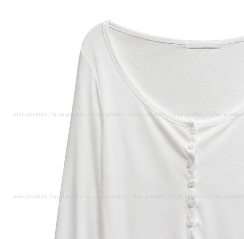 Lighty Tencel Button Cardigan