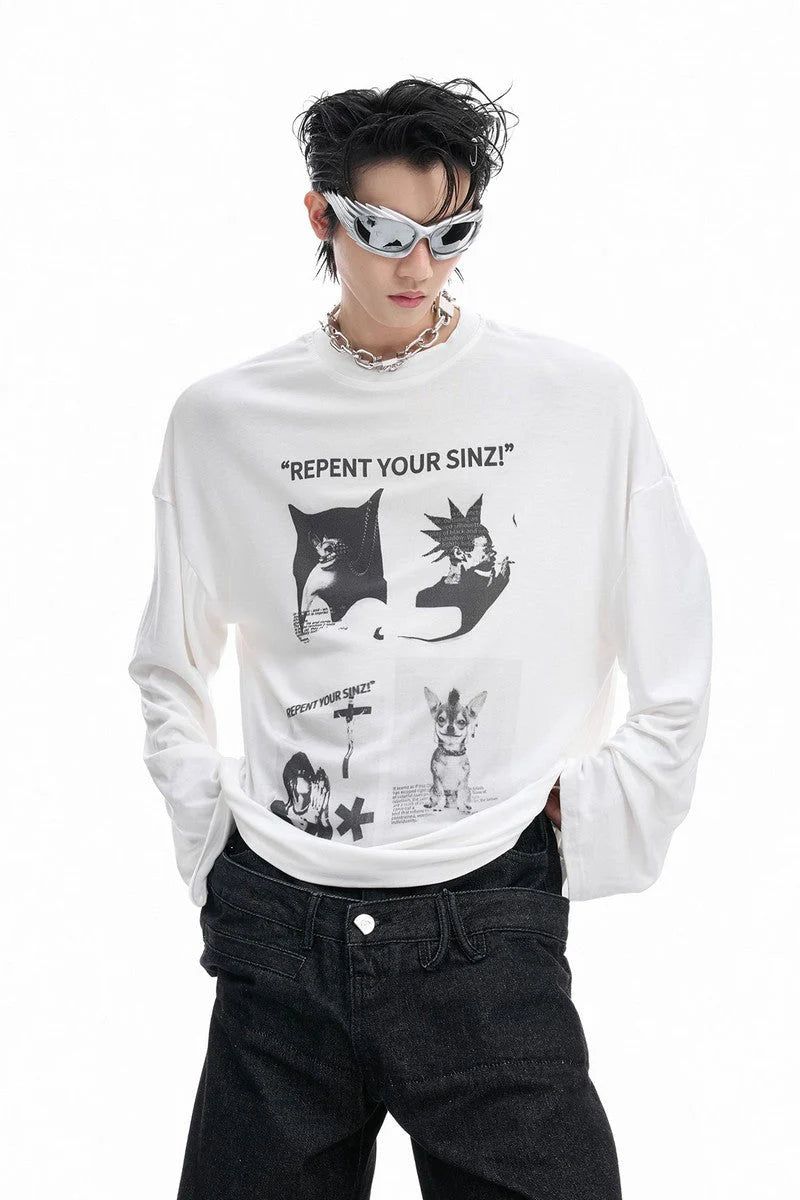 Art Print Long Sleeve Tee
