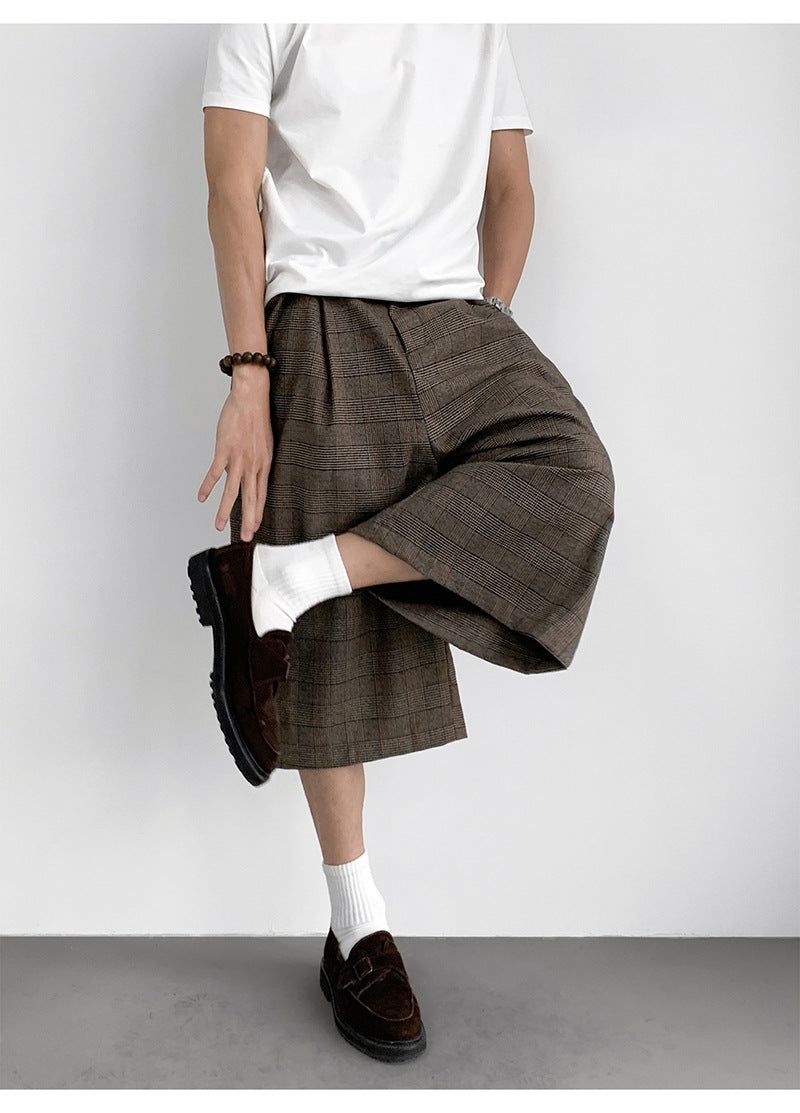 Hector Check Wide Culottes