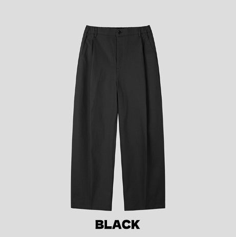 Hazy Cotton Pintuck Pants