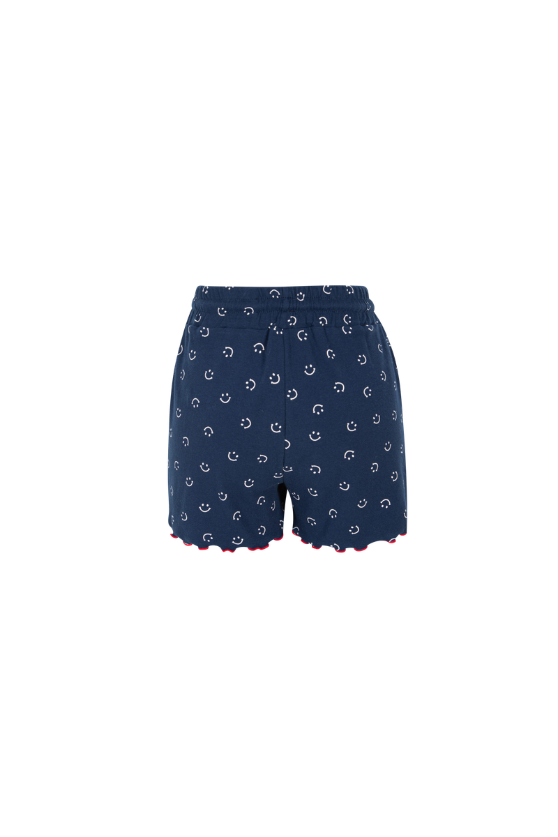 smile shorts navy