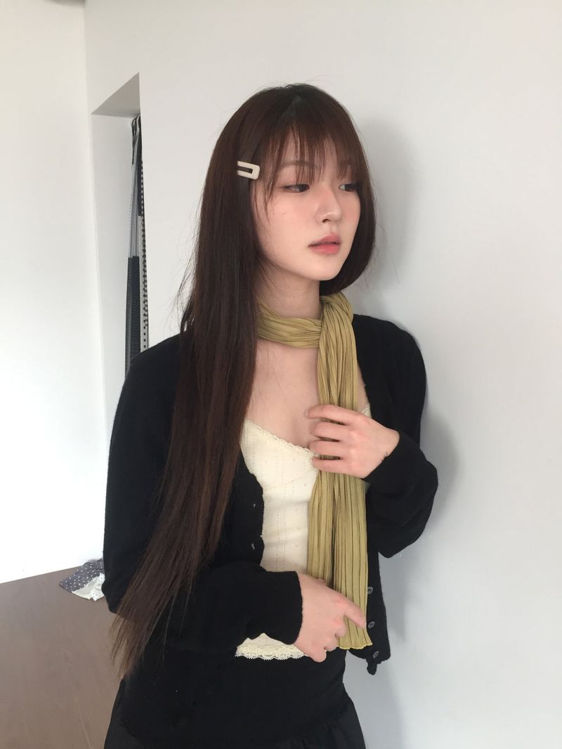 Nobile Frill V-neck Cardigan (3color)
