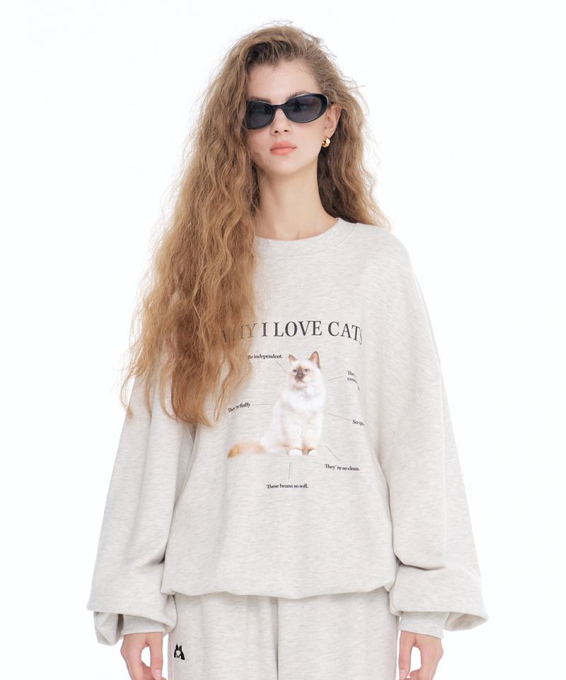 ITZAVIBE（イッザバイブ）の「[IBC22USS03OT] CAT GUIDE MTM - OATMEAL（Tops）」