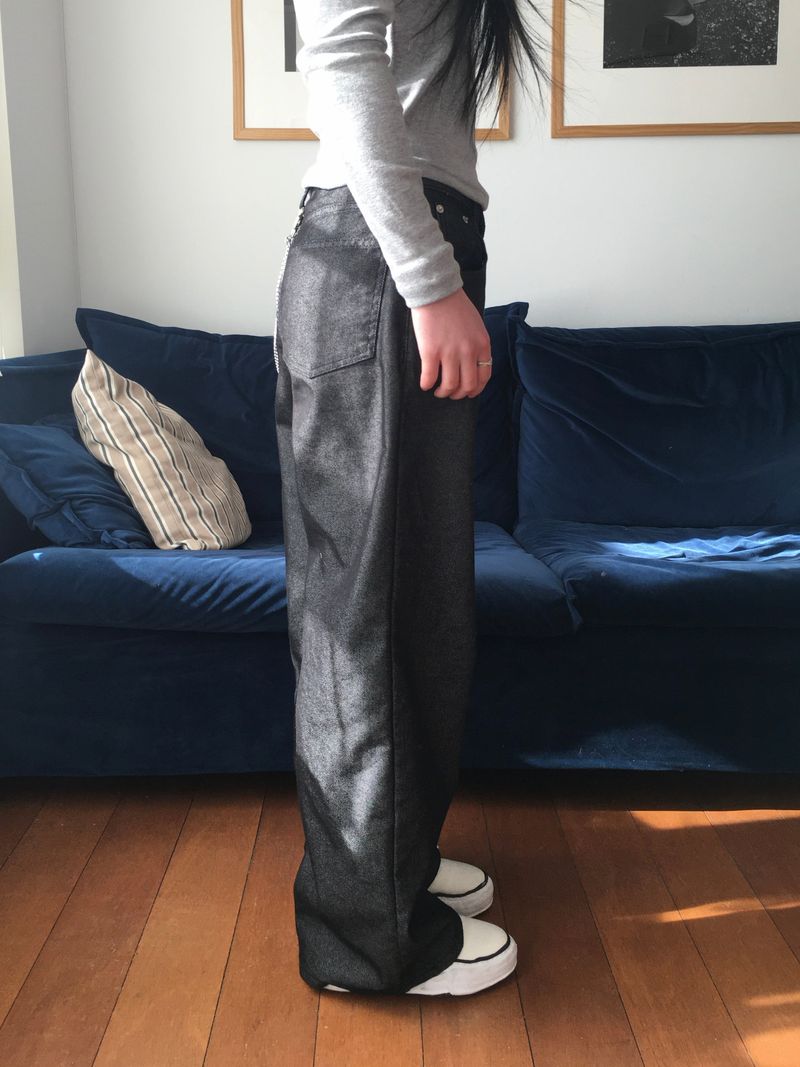 Rib Non-Fade Straight Pants (2c)