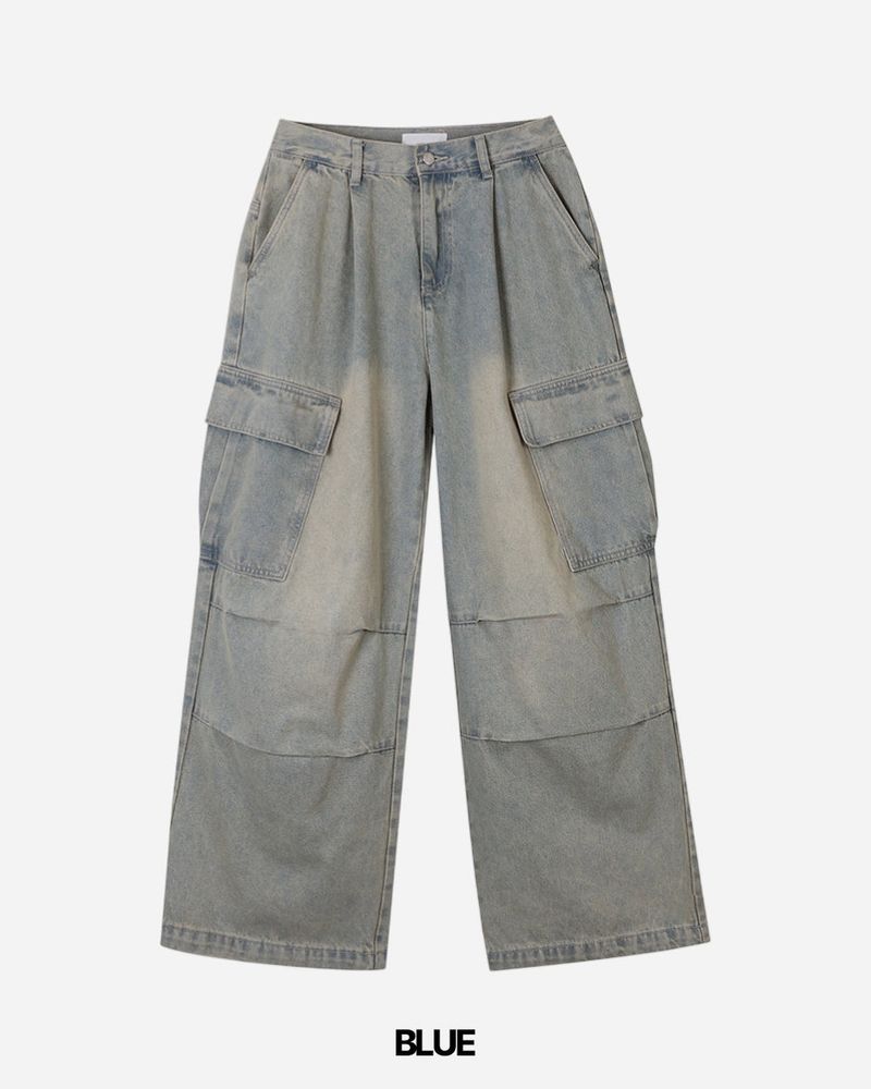 Roti Cargo Denim Pants
