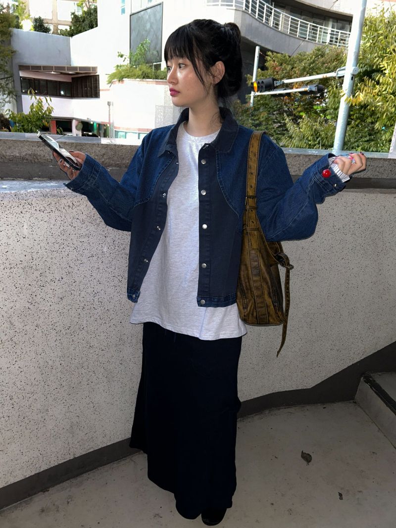 (2color) two-way buckle bag