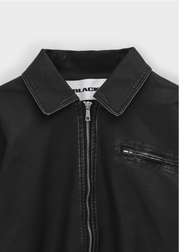 [MADE] Revlum Washed Leather Jumper