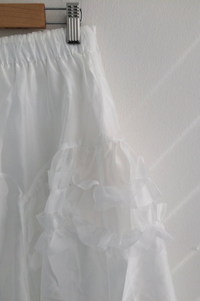 frilling Sheer skirt