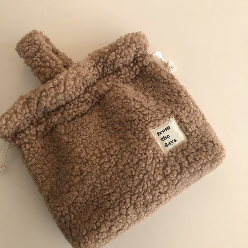 【MADE】Dumble fur string hand bag
