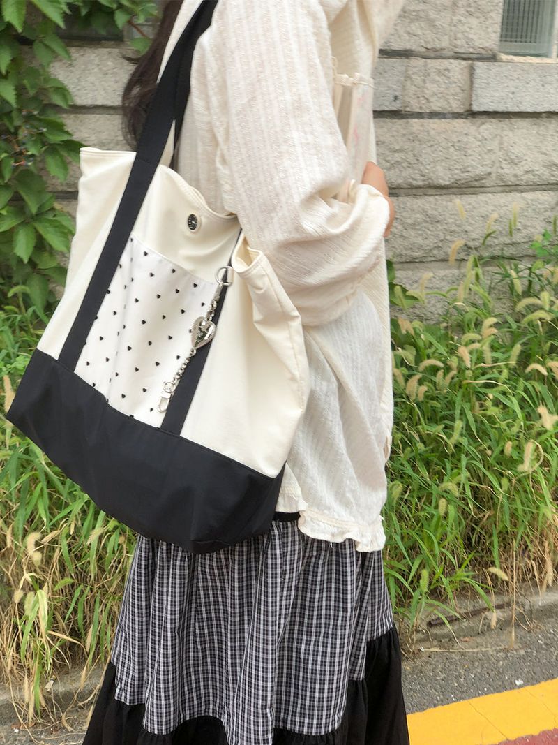 Classic fabric bag_heart