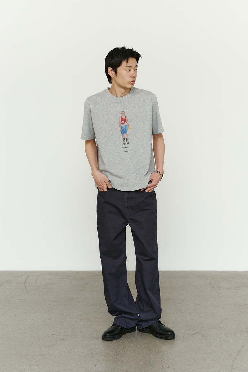 ローライズ フィット カチオン レギュラー パンツ(Washed Navy)