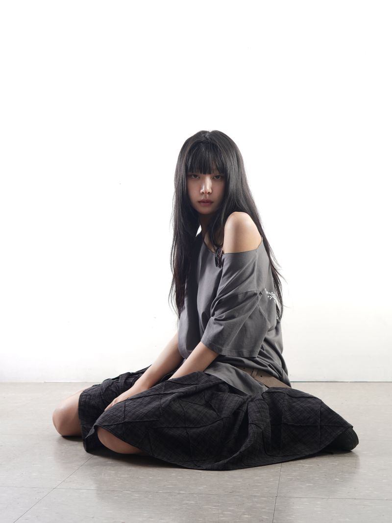 Angel Hotfix T-Shirt -Gray