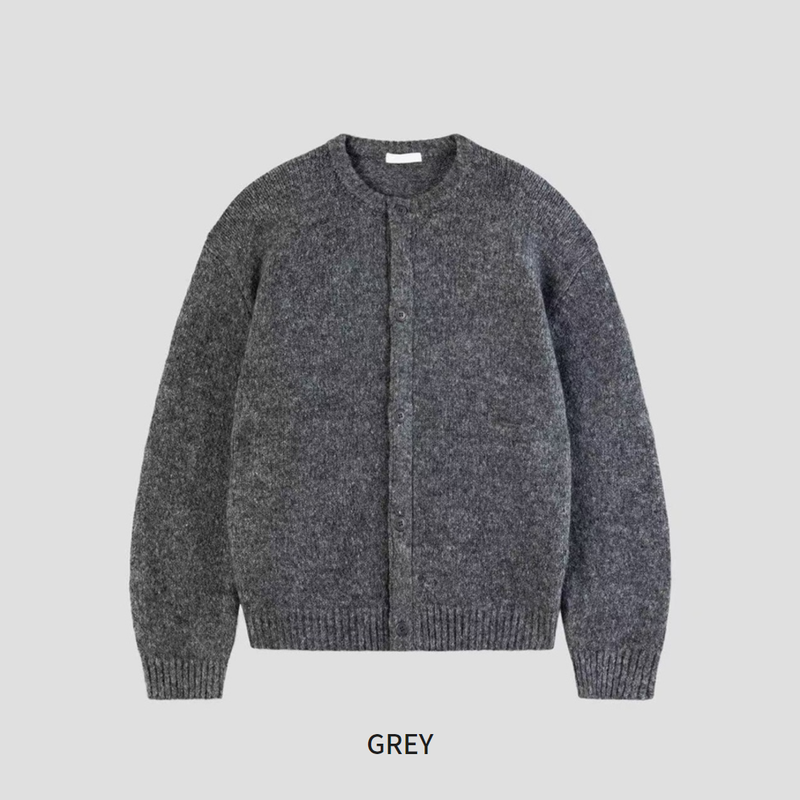 PASTEL ALPACA ROUND CARDIGAN